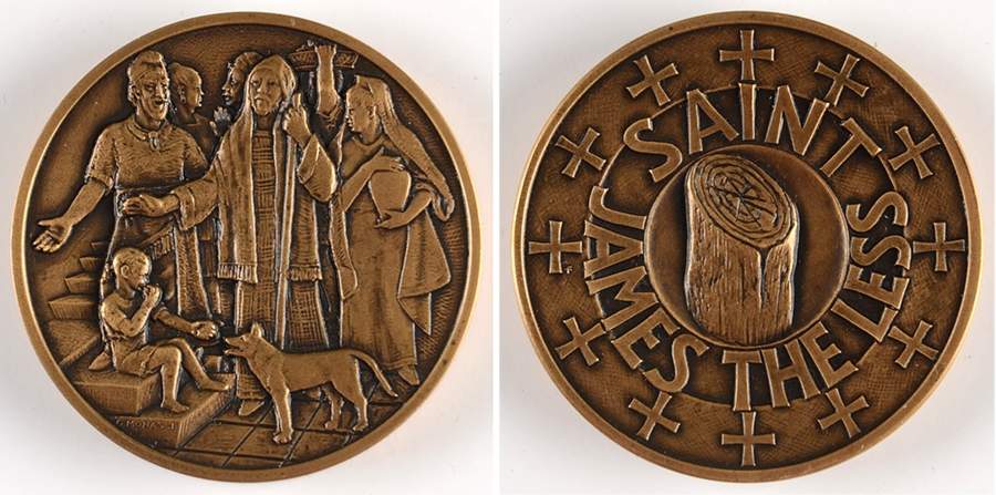 The Calling of the Apostles Saint James The Less - No Box by Franklin Mint-1