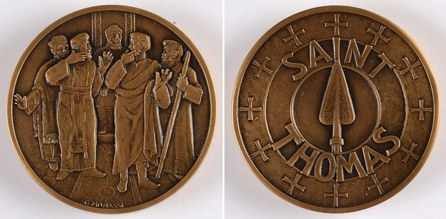 The Calling of the Apostles Saint Thomas  - No Box by Franklin Mint-1