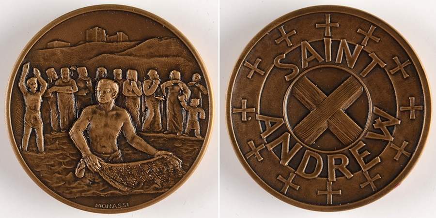 The Calling of the Apostles Saint Andrew  - No Box by Franklin Mint-1