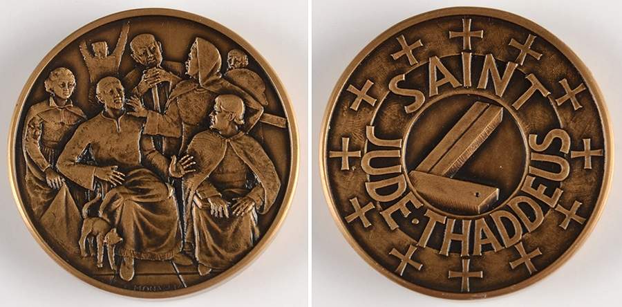 The Calling of the Apostles Saint Jude Thaddeus  - No Box by Franklin Mint-1