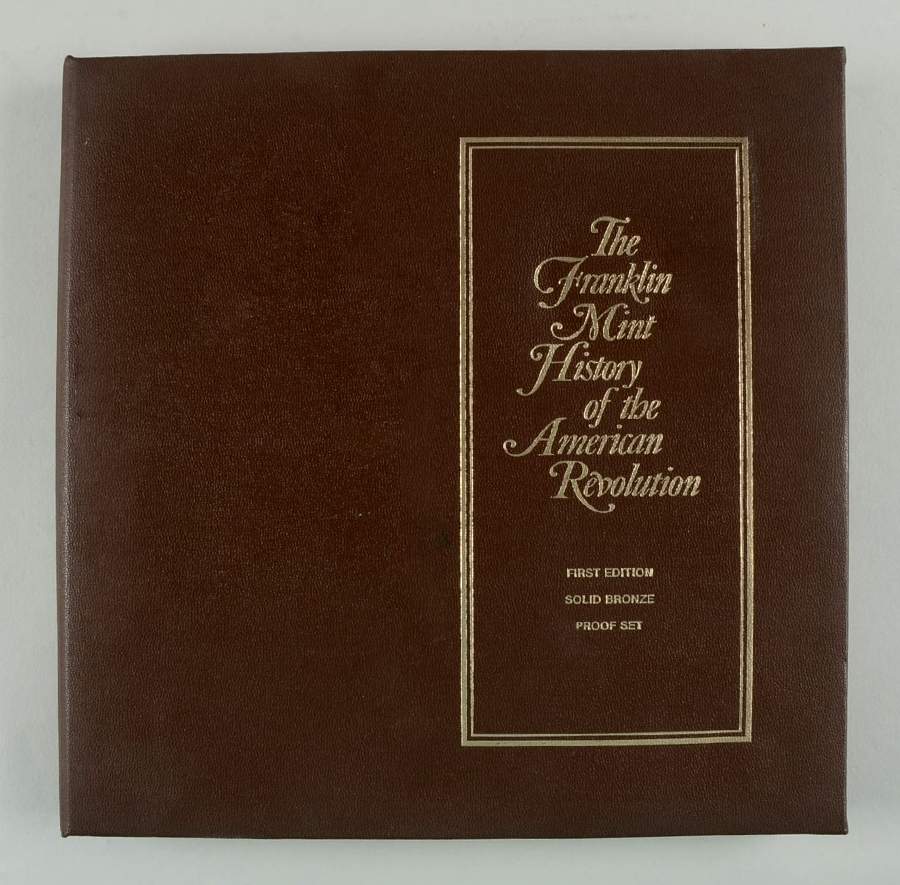 History of the American Revolution Display Album - Display Rack Wood by Franklin Mint-1