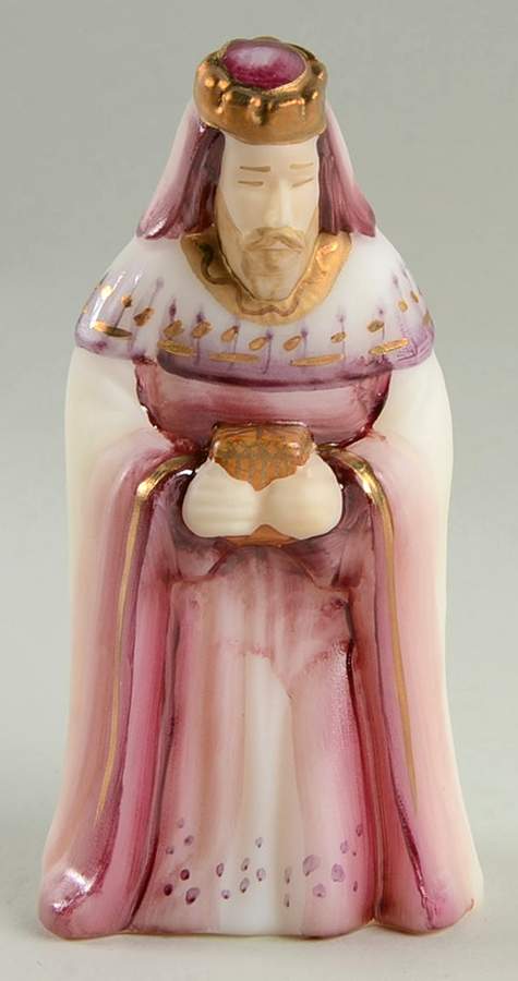 Fenton Nativity-First Edition Wiseman-Kneeling - No Box by Fenton-1