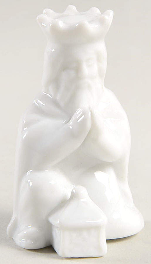 Nativity Figurines (White) Balthazar - No Box by Fitz & Floyd-1