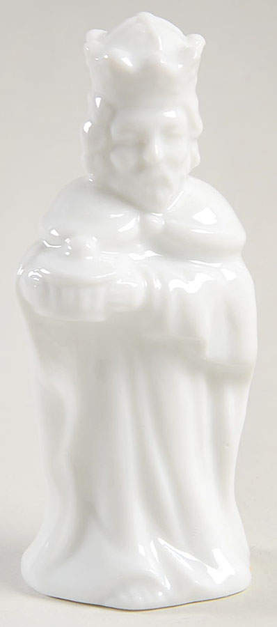 Nativity Figurines (White) Gaspar - No Box by Fitz & Floyd-1