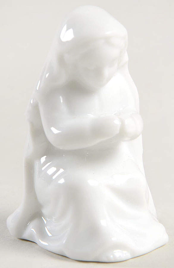 Nativity Figurines (White) Mary - No Box by Fitz & Floyd-1