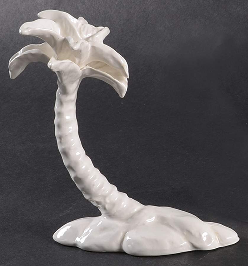 Nativity Figurines (White) Single Palm Treee - No Box by Fitz & Floyd-1