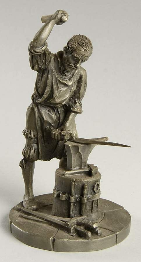Master Craftsmen of the Renaissance Swordmaker - No Box by Franklin Mint-1