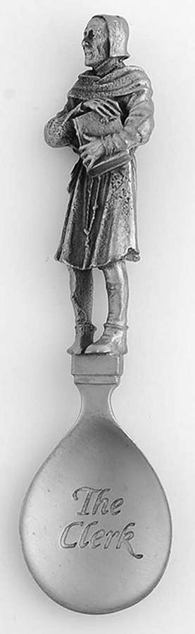 Chaucers Canterbury Tales The Clerk - Boxed by Franklin Mint-1