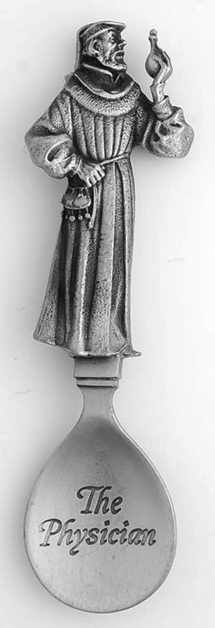 Chaucers Canterbury Tales The Physician - No Box by Franklin Mint-1