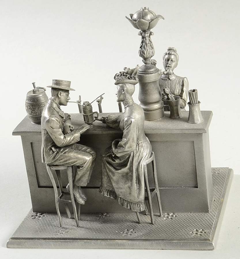 Main Street America Soda Fountain - No Box by Franklin Mint-1