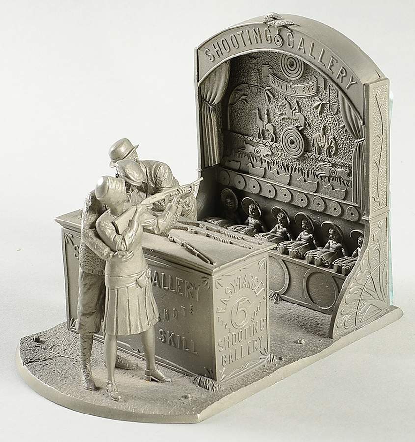 Roaring Twenties The Shooting Gallery - No Box by Franklin Mint-1