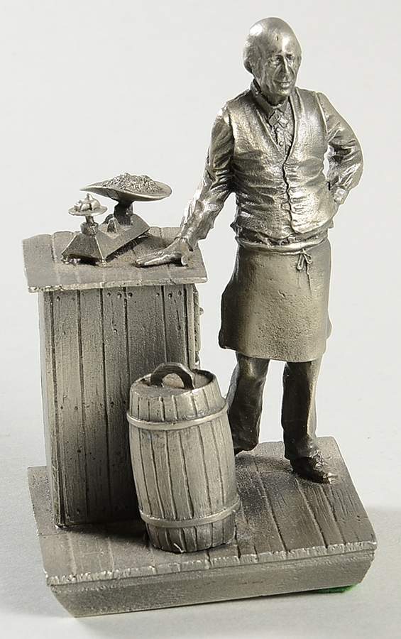 People of the Old West General Store Owner - No Box by Franklin Mint-1