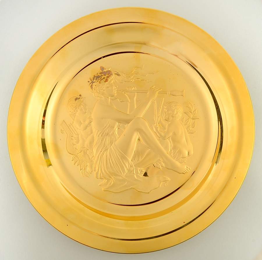 Sterling Plates Tribute To The Arts - No Box by Franklin Mint-1