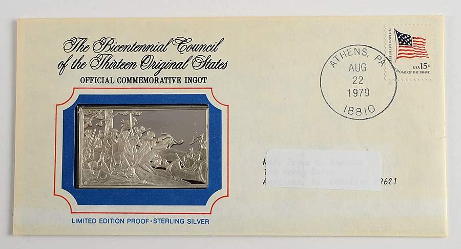 Bicentennial Council Ingots Iroquois Confederacy - No Box by Franklin Mint-1