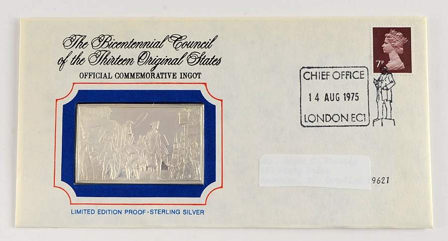 Bicentennial Council Ingots Final Plea For Peace - No Box by Franklin Mint-1