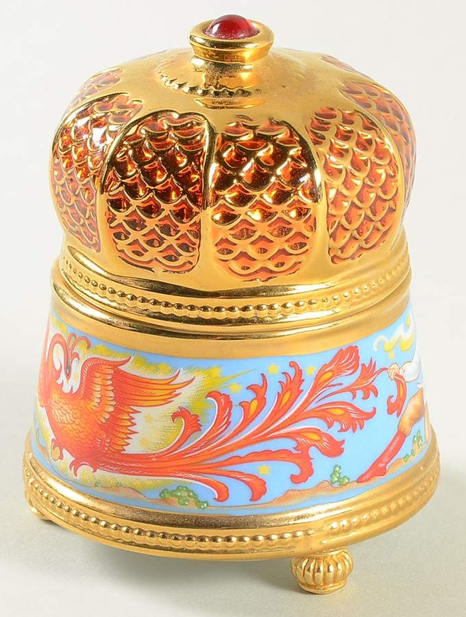 Faberge Imperial Music Boxes The Firebird - Boxed by Franklin Mint-1