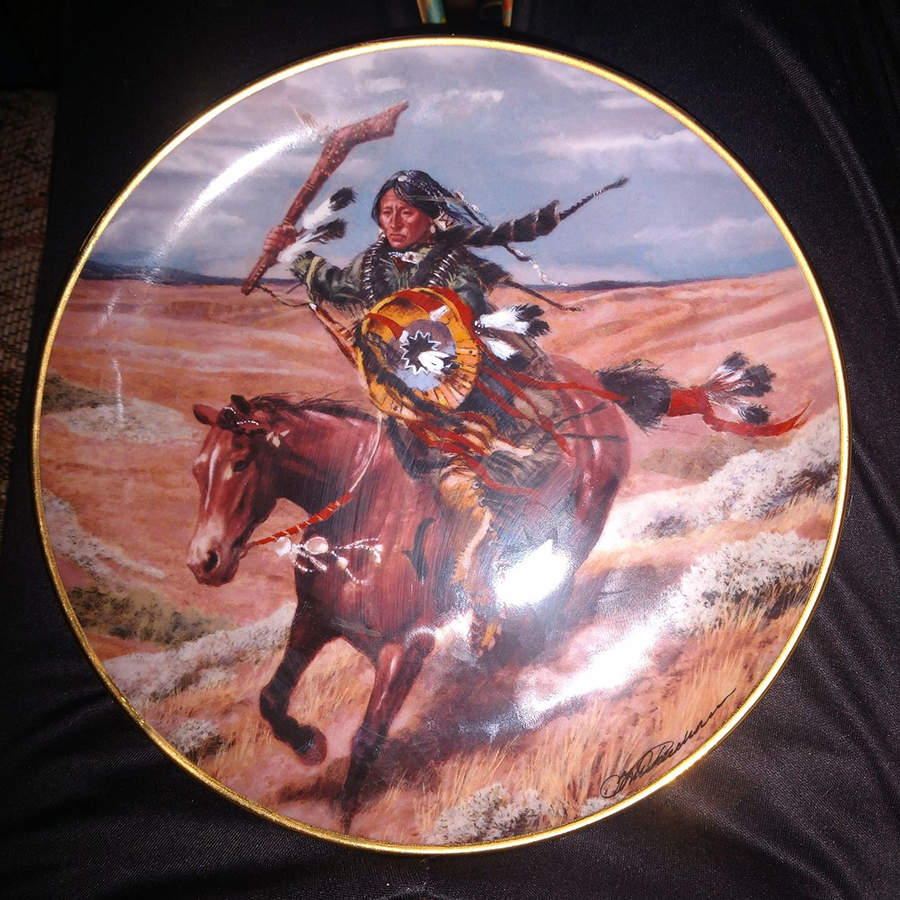 Western Heritage Museum Free As The Wind - No Box by Franklin Mint-1