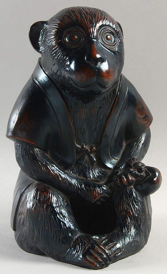 Ceramique Vernissage Black Monkey - No Box by Fitz & Floyd-1