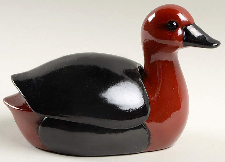 Ceramique Vernissage Duck Box-Small/Cinnabar - No Box by Fitz & Floyd-1