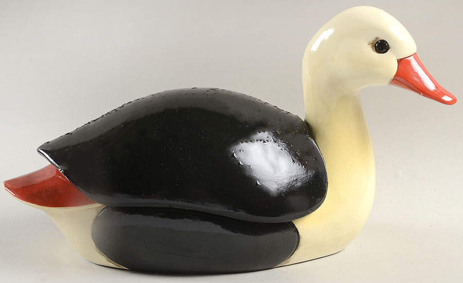 Ceramique Vernissage Duck Box-Large/Cream - No Box by Fitz & Floyd-1