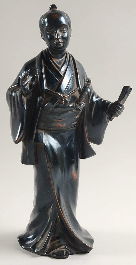 Ceramique Vernissage Samurai Warrior-Black - No Box by Fitz & Floyd-1