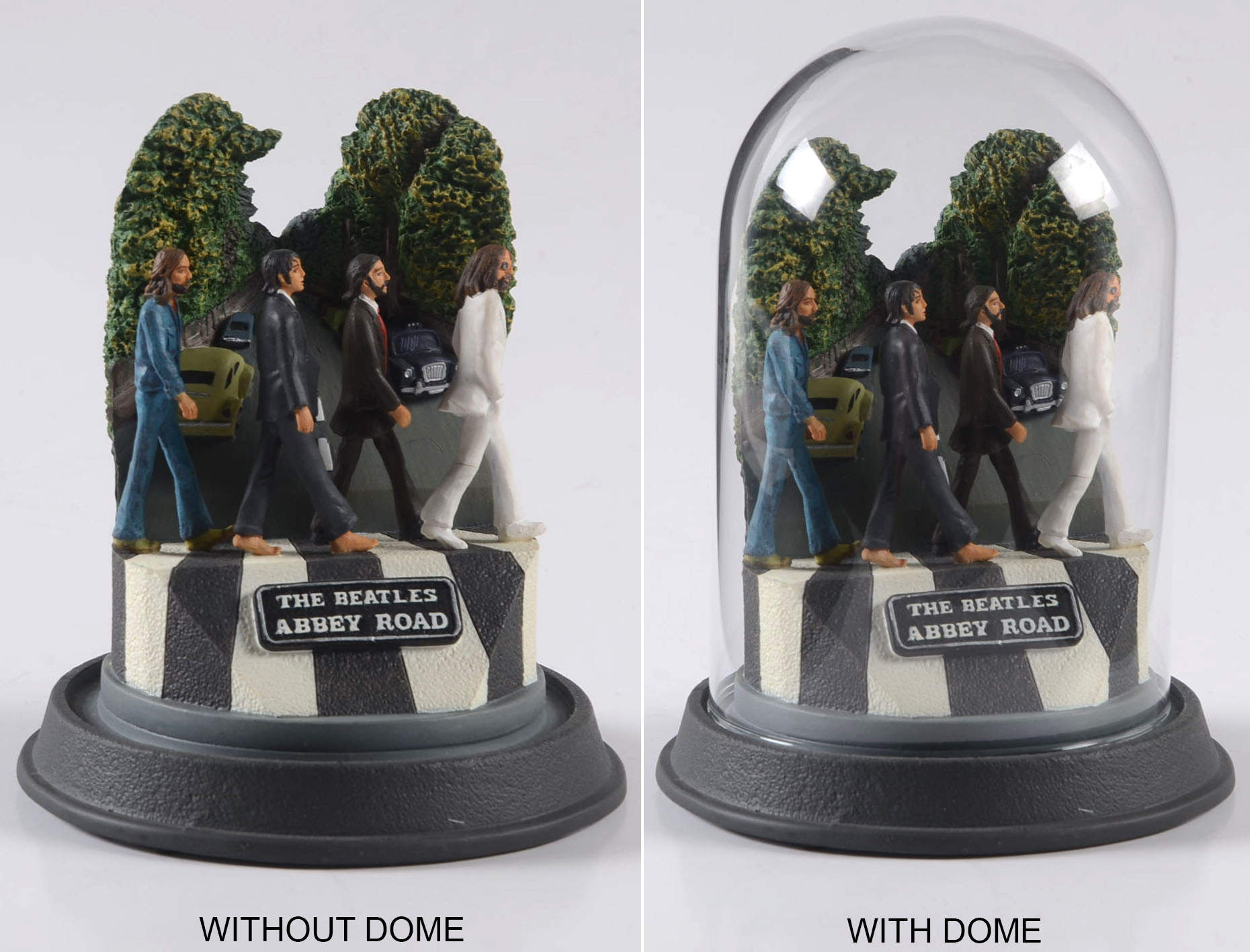 Beatles Musical Figurines Abbey Road - No Box by Franklin Mint-1