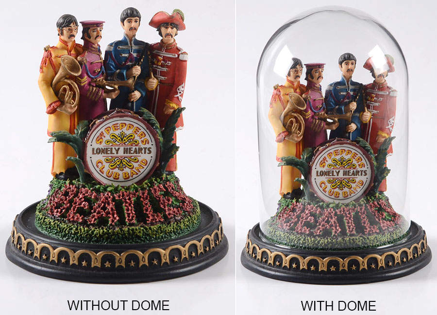 Beatles Musical Figurines Sgt Peppers Lonely Hearts Club Band - No Box by Franklin Mint-1