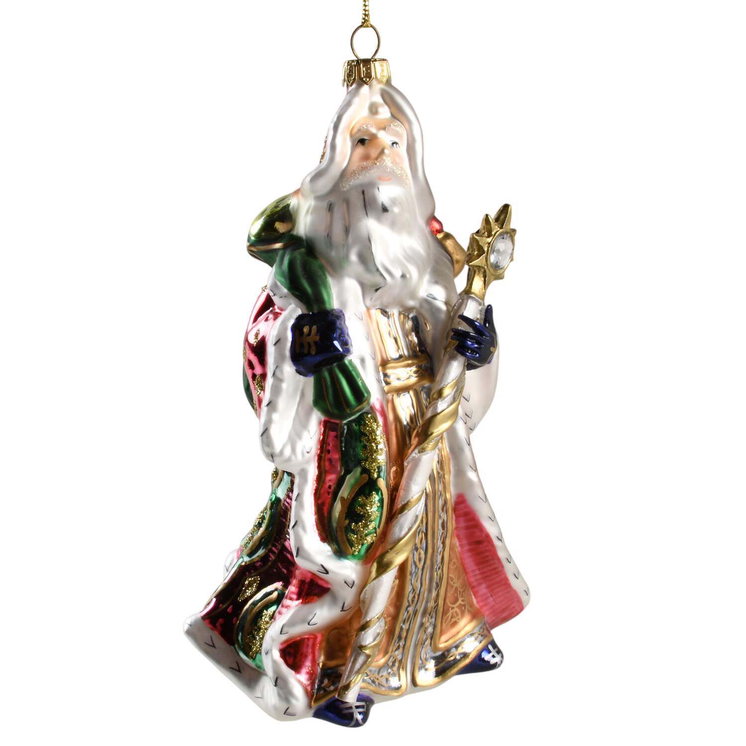 Today's Treasures Tomorrow's Traditions Florentine Santa With Staff - Boxed by Fitz & Floyd-1