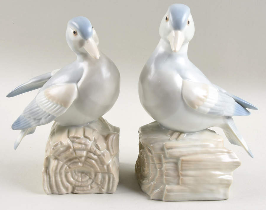 Book Ends Blue Birds - No Box by Fitz & Floyd-1