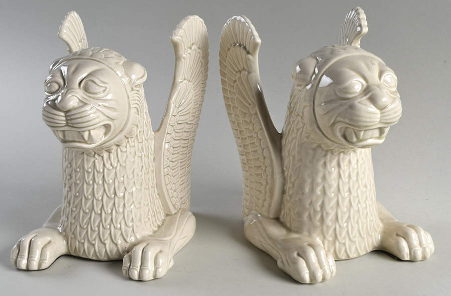 Book Ends Sphinx  - No Box by Fitz & Floyd-1