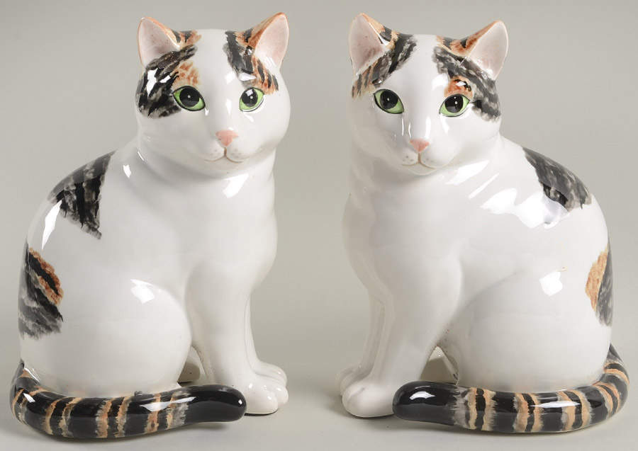Book Ends Cats - No Box by Fitz & Floyd-1