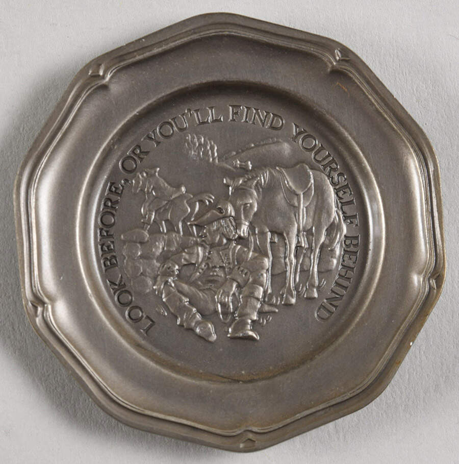 Ben Franklin's Poor Richard's Almanac Look Before Or You'Ll Find You        - No Box by Franklin Mint-1