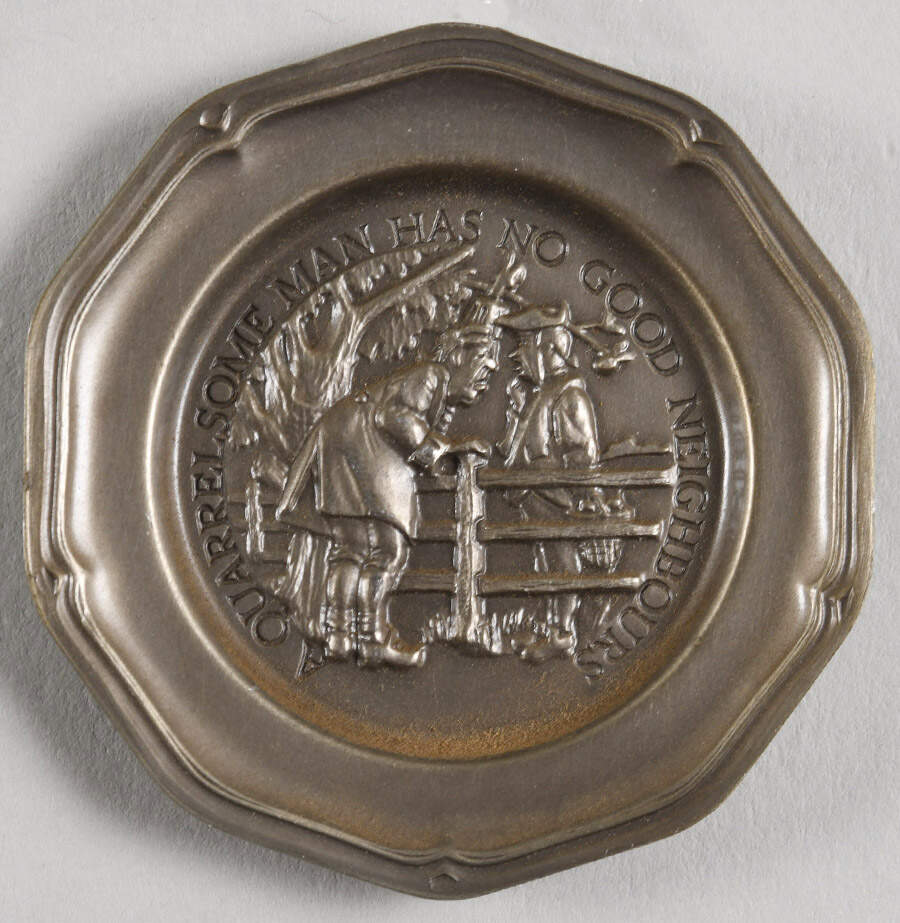 Ben Franklin's Poor Richard's Almanac A Quarrelsome Man Has No Good  - No Box by Franklin Mint-1
