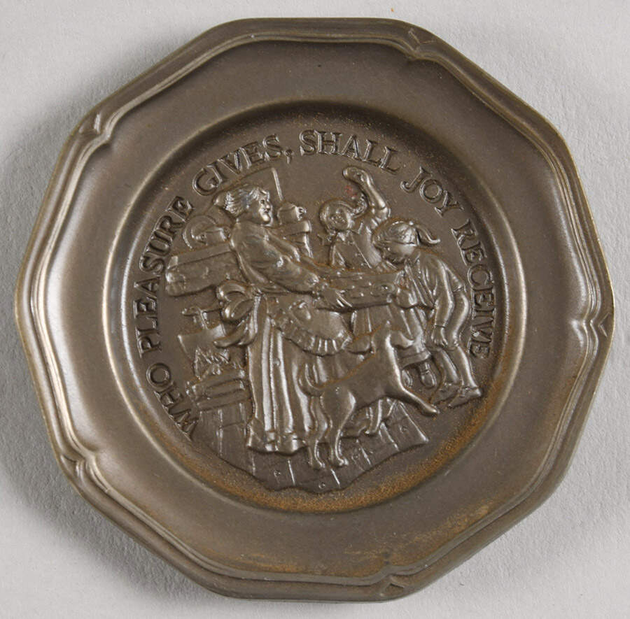 Ben Franklin's Poor Richard's Almanac Who Pleasure Gives, Shall Joy  - No Box by Franklin Mint-1