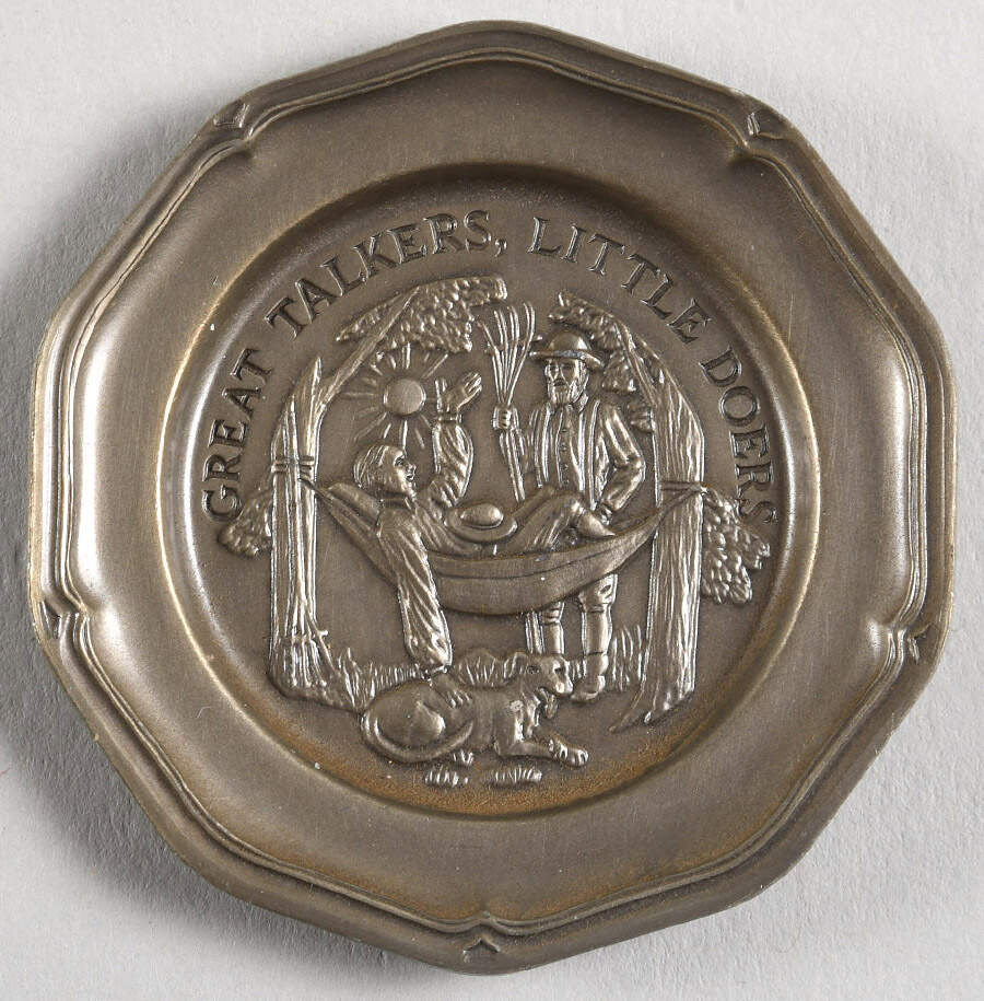 Ben Franklin's Poor Richard's Almanac Great Talkers, Little Doers - No Box by Franklin Mint-1