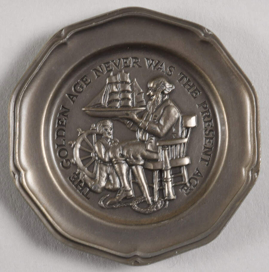 Ben Franklin's Poor Richard's Almanac The Golden Age Never Was The P - No Box by Franklin Mint-1