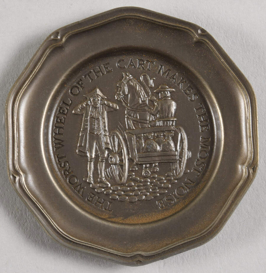 Ben Franklin's Poor Richard's Almanac The Worst Wheel Of The Cart Ma - No Box by Franklin Mint-1
