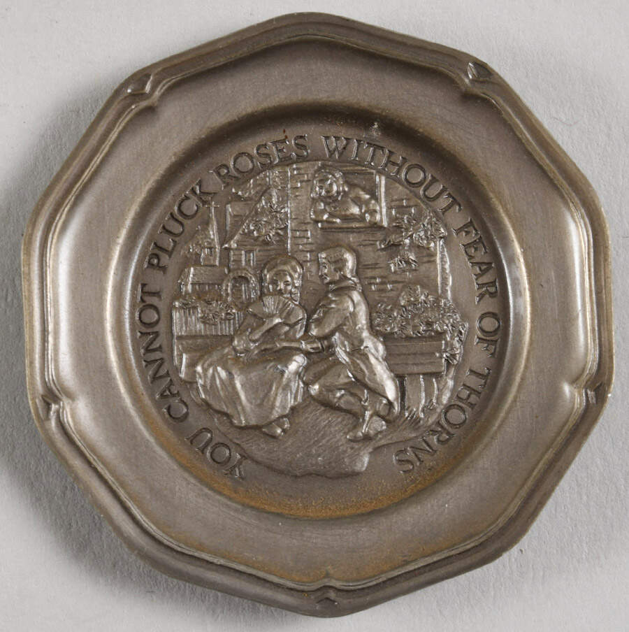 Ben Franklin's Poor Richard's Almanac You Cannot Pluck Roses Without - No Box by Franklin Mint-1