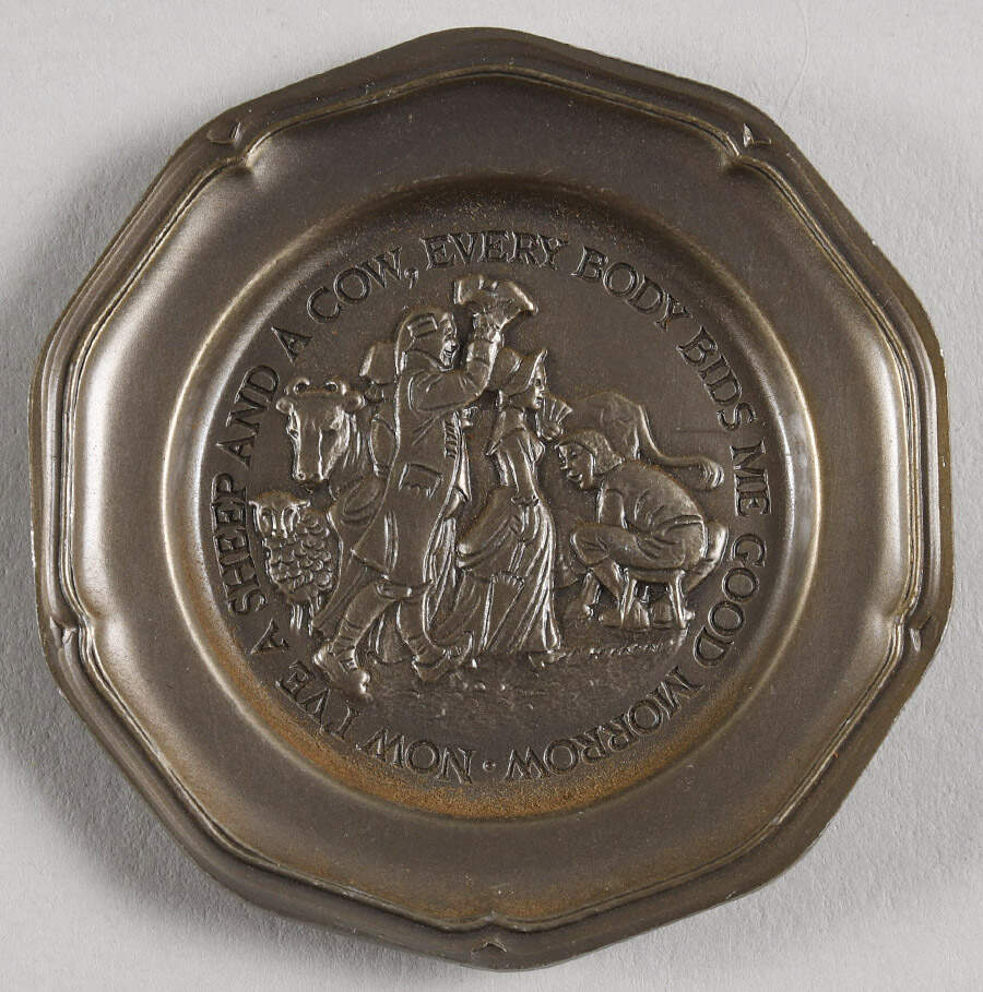 Ben Franklin's Poor Richard's Almanac Now I'Ve A Sheep And A Cow, Ev - No Box by Franklin Mint-1