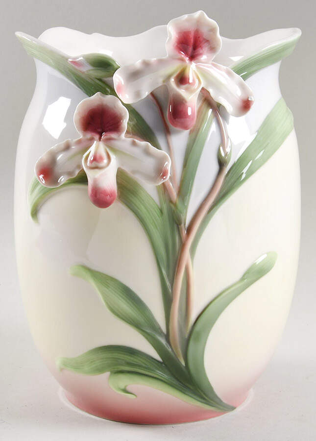 Slipper Orchid Wine Cooler - Boxed by Franz Collection-1