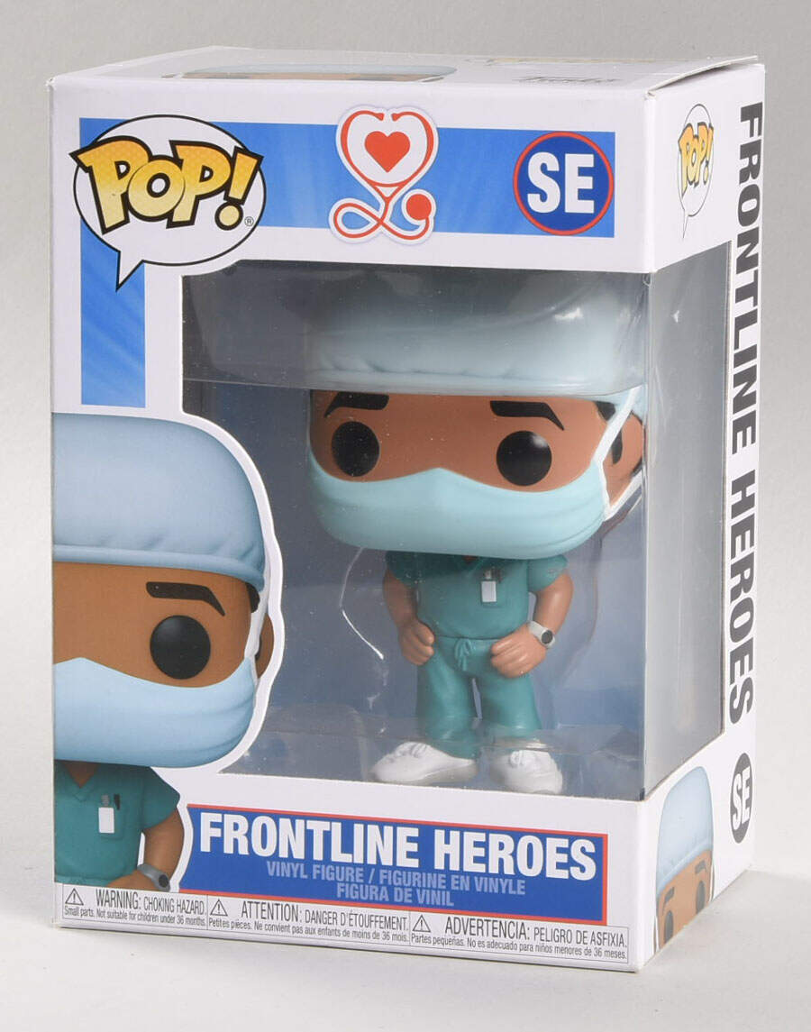 Frontline Heroes Male-Green Scrubs - Boxed by Funko-1