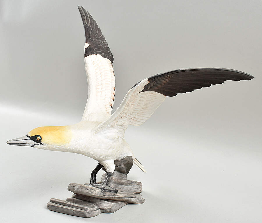 Scott Woolever Birds The Gannet - No Box by Franklin Mint-1