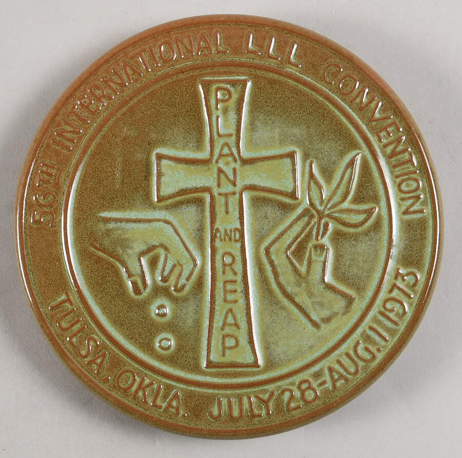 Commemorative Trivets 56th International Lll Convention - No Box by Frankoma-1