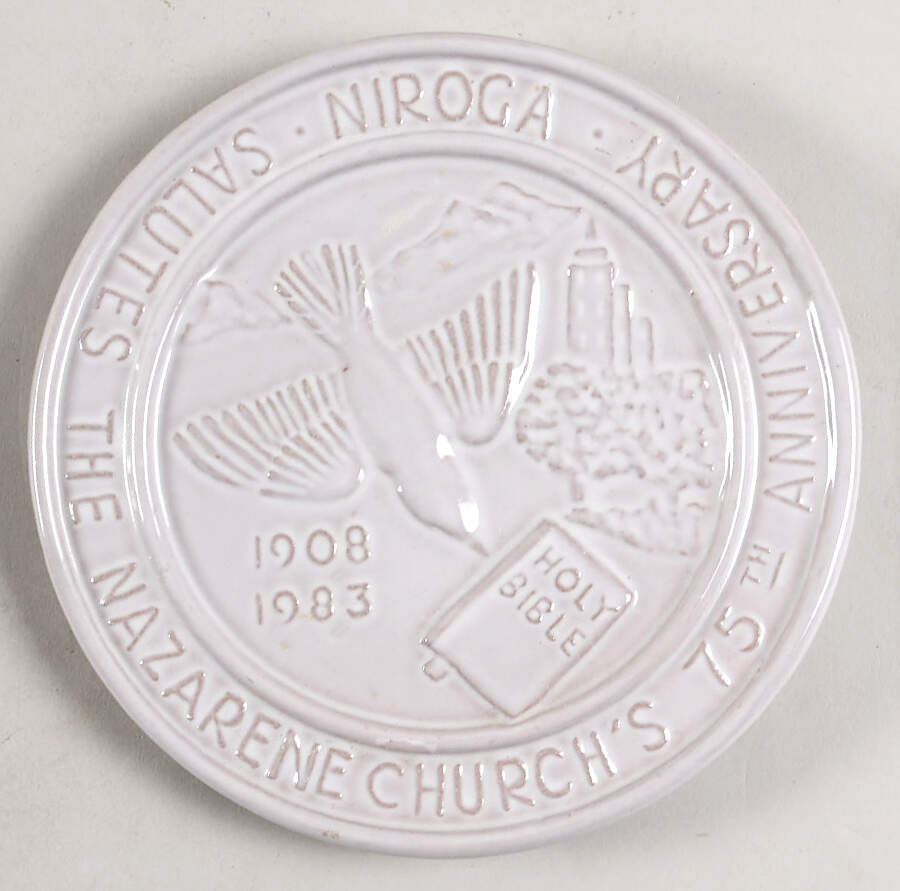 Commemorative Trivets Niroga-11th Anniversary - No Box by Frankoma-1