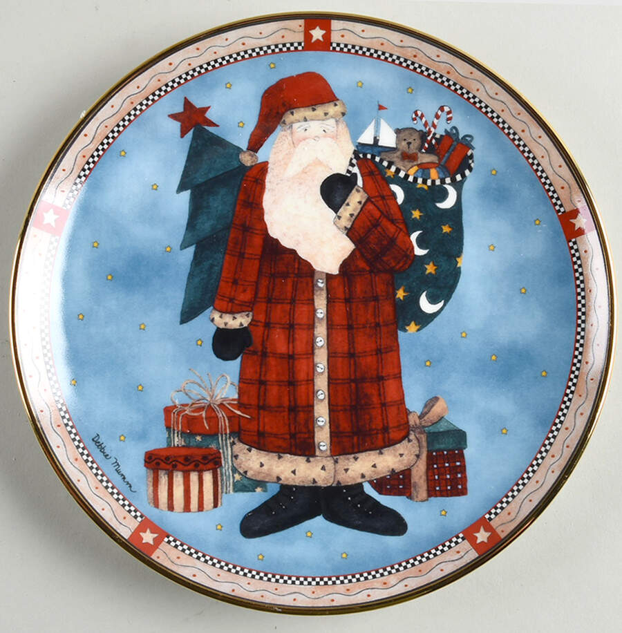 Debbie Mumm Santa Gifts For Santa - No Box by Franklin Mint-1