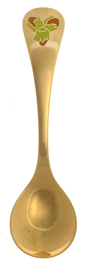 Annual Spoon Hazelnut - Boxed by Georg Jensen (Denmark)-1