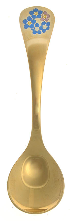 Annual Spoon Forget Me Not - No Box by Georg Jensen (Denmark)-1