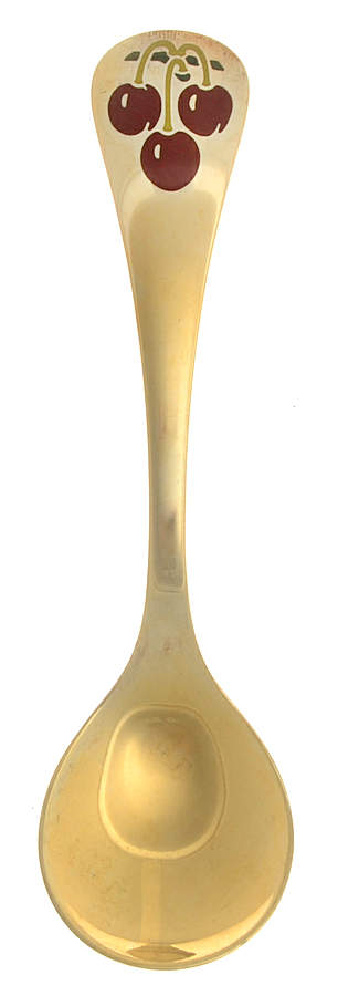 Annual Spoon Cherry - Boxed by Georg Jensen (Denmark)-1