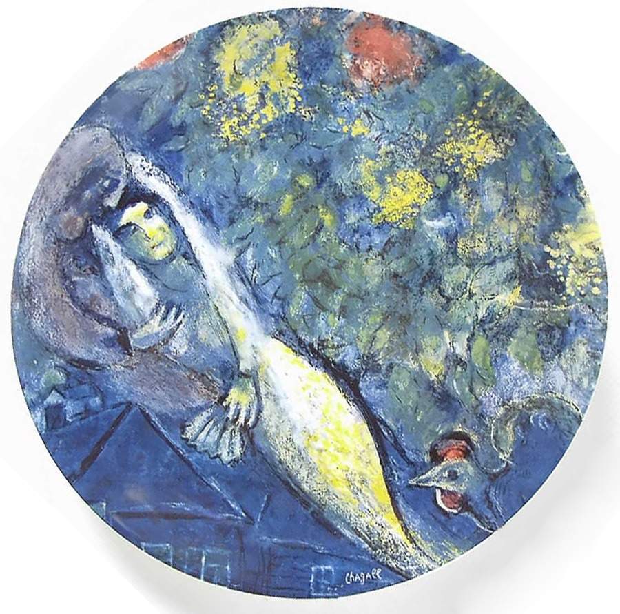 Marc Chagall The Lovers - No Box by Georg Jensen (Denmark)-1