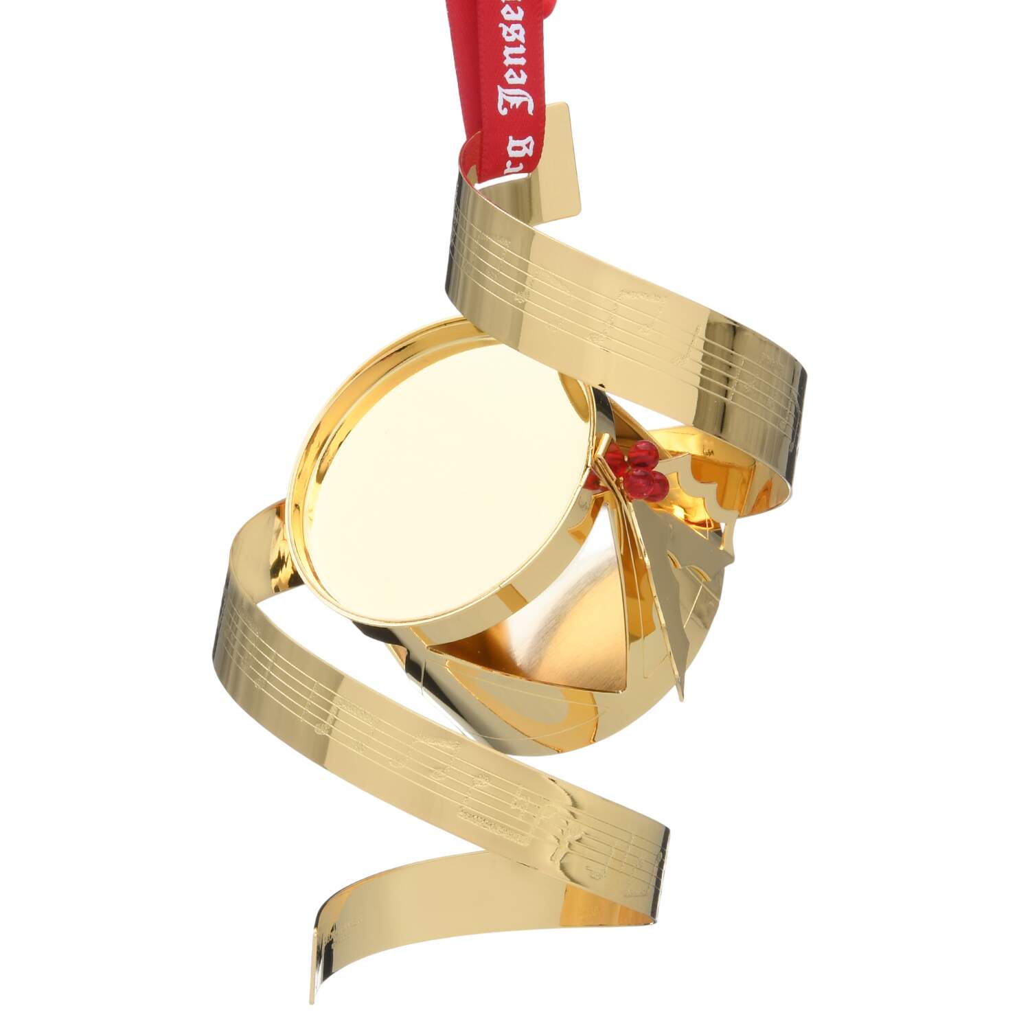 Annual Christmas Mobile Ornament Drum - Boxed by Georg Jensen (Denmark)-1
